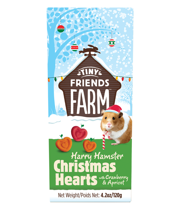 Harry Hamster Christmas Hearts