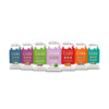 Science Selective Care Supplements range for small pets, seven resealable boxes standing in a row. From left to right: Digestive Care (blue), Urinary Care (purple), Early Years Care (green), Calm & Relax Care (lavender), Joint & Mobility Care (red), Vitamin C Care (orange), and Skin & Coat Care (teal). Each pack shows rabbit/guinea pig silhouettes at the top, gold benefit badges, and small ingredient imagery at the bottom.